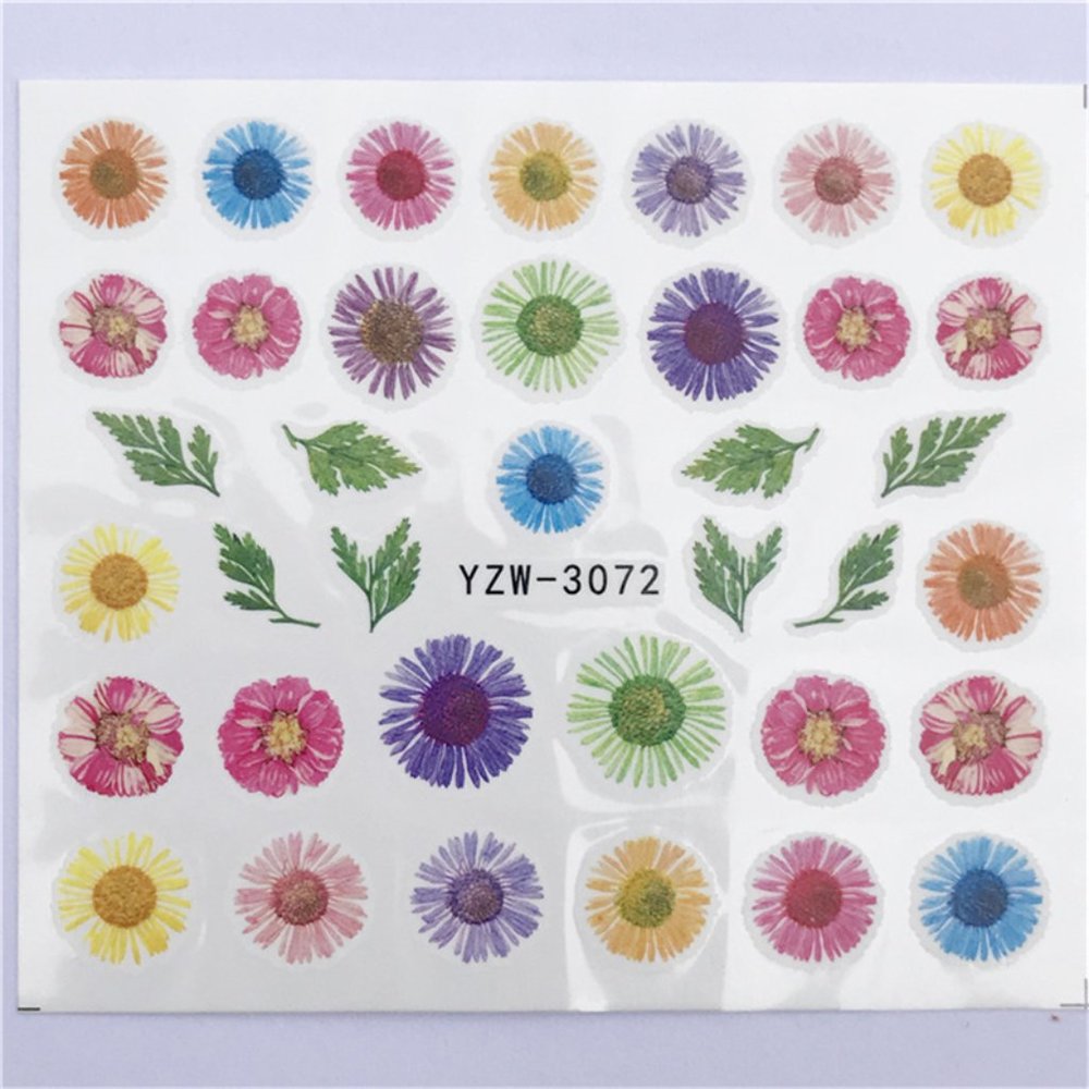 Fingernail Art Water Slide Transfer Nail Stickers - Picture 3 of 3